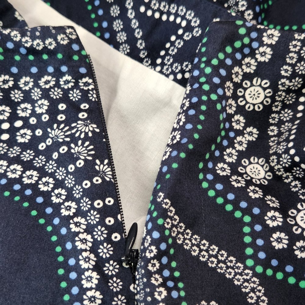 Talbots Pleated Paisley Skirt - Picture 3 of 4